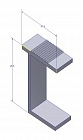 Алюминиевый профиль для окантовки съёмных панелей приточной камеры ПК/ЮП 922