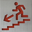Табличка "По лестнице вниз"